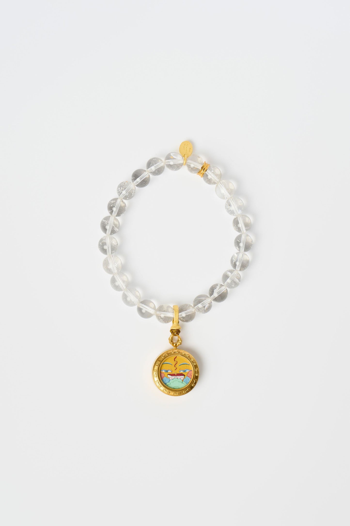 Zodiac Pendant with Natural Clear Quartz Bracelet – Rabbit