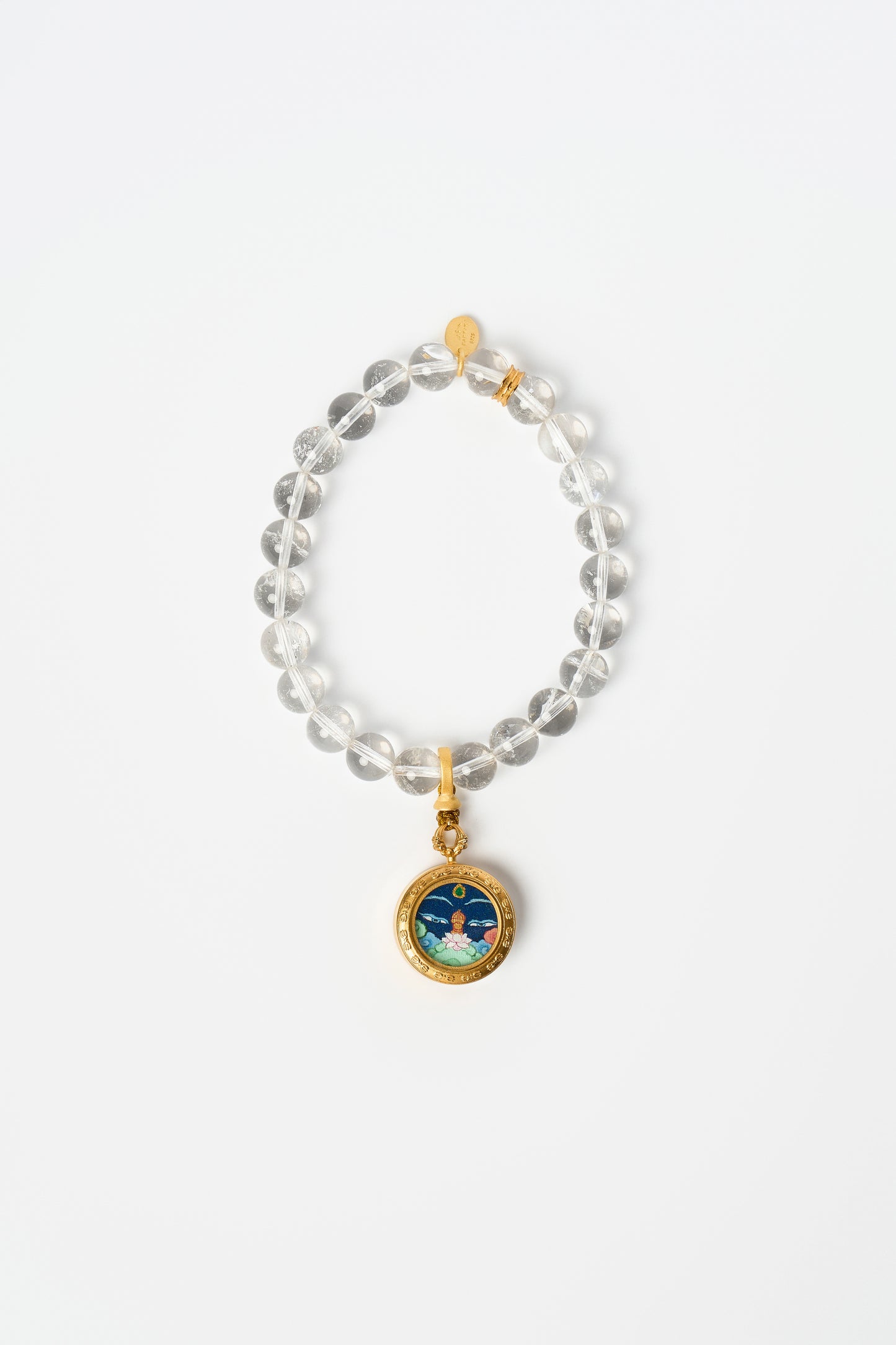 Zodiac Pendant with Natural Clear Quartz Bracelet – Horse