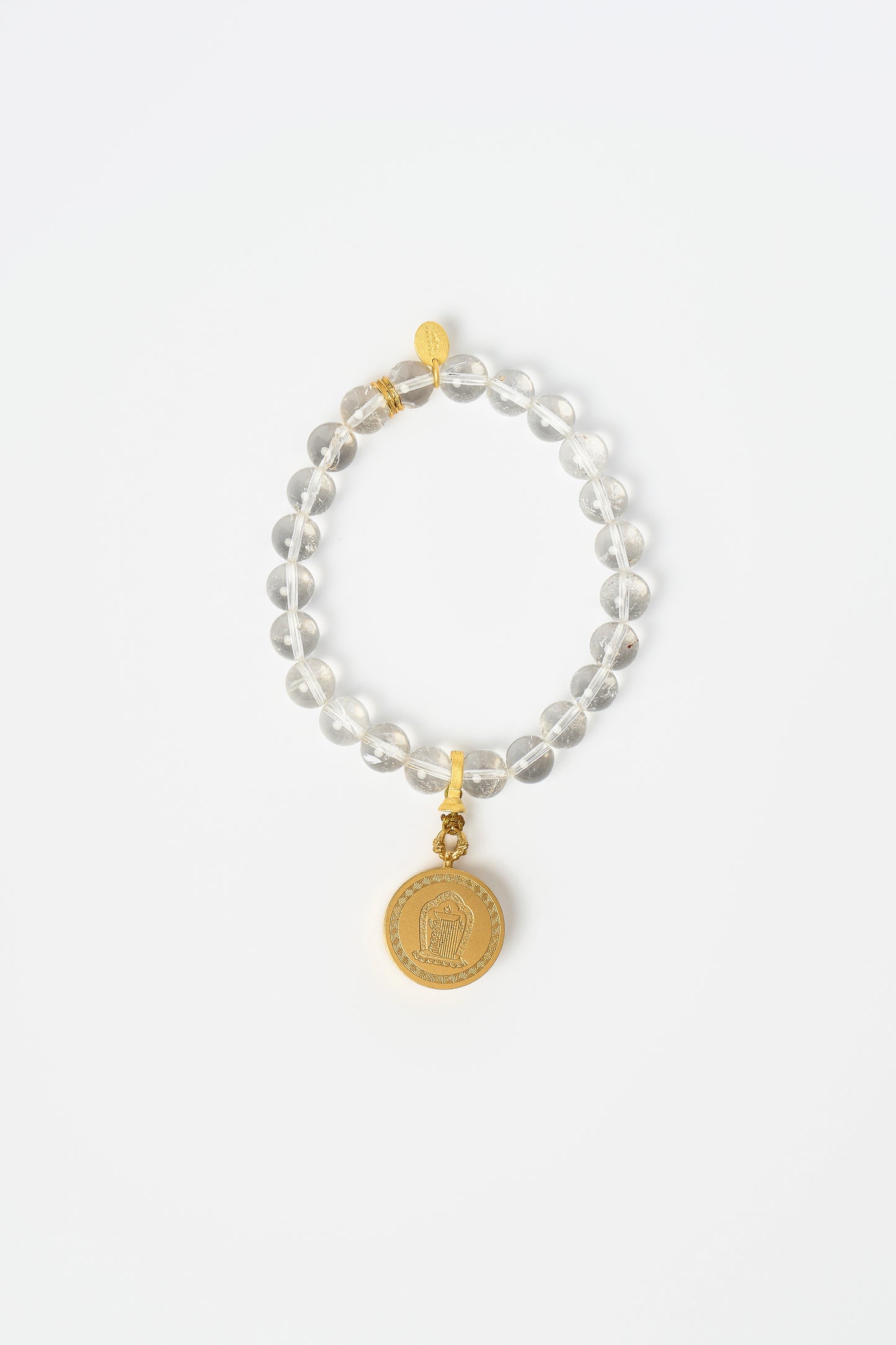 Zodiac Pendant with Natural Clear Quartz Bracelet – Tiger