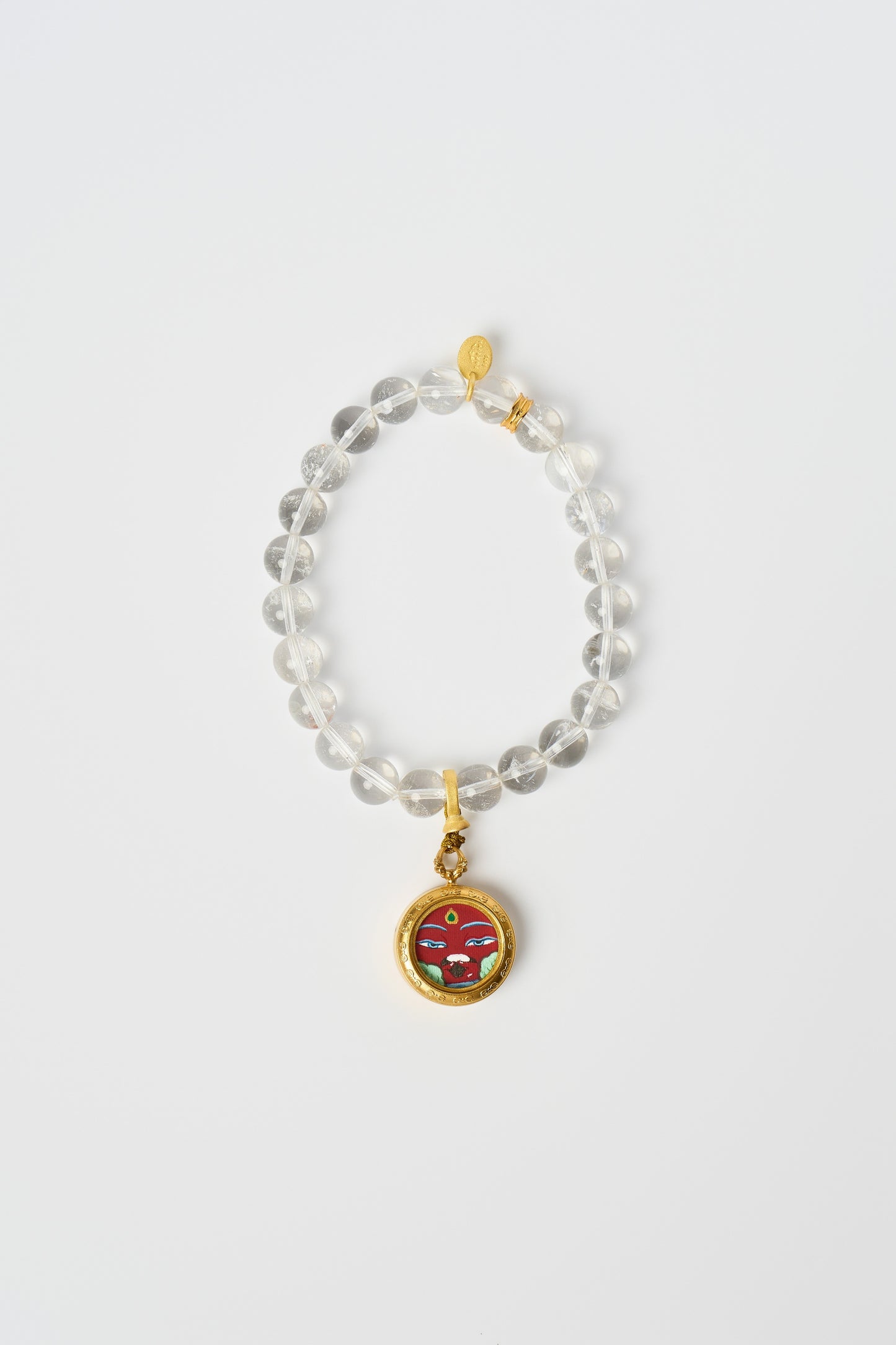 Zodiac Pendant with Natural Clear Quartz Bracelet – Dog
